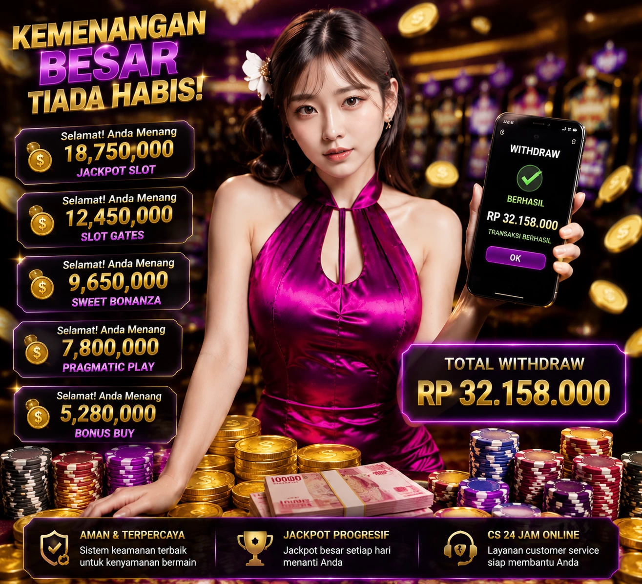 Main dunia772.com Menang Jackpot Besar