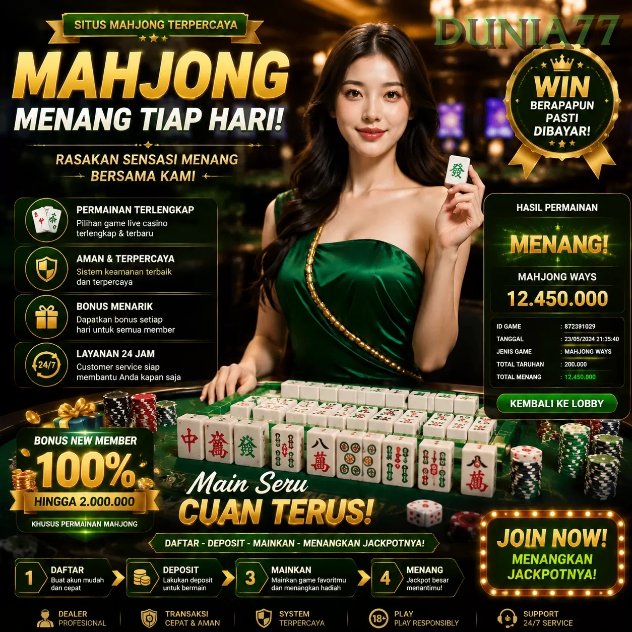 Unduh dunia77 apk Versi Terbaru